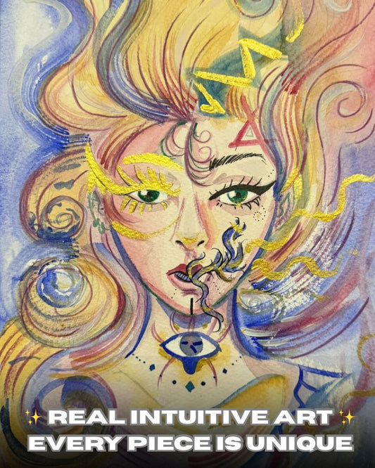 Awakening and Empowering – Watercolour Unique Commission  Price: